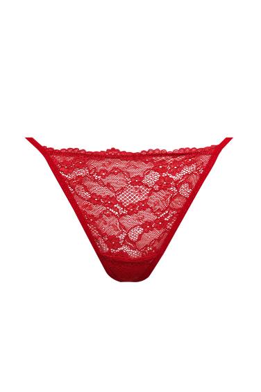 Fall in Love Red Lace String Panty