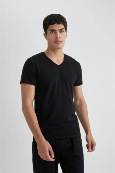 Slim Fit V-Neck Top