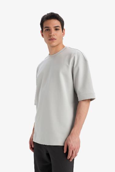 Loose Fit Crew Neck Short Sleeve T-Shirt