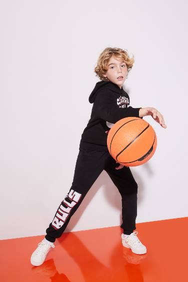 Boy NBA Chicago Bulls Thick Jogger Sweatpants