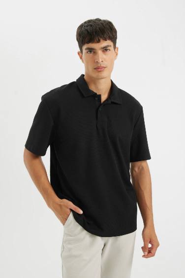 New Regular Fit Polo Collar Polo T-Shirt