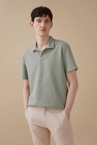 New Regular Fit Short Sleeve Polo T-Shirt