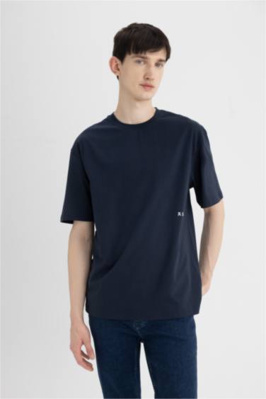 Relax Fit Crew Neck Short Sleeve T-Shirt