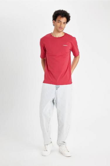 Regular Fit Crew Neck Printed T-Shirt