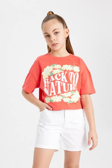 Flower Short Sleeve T-Shirt