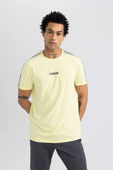 DeFactoFit Standard Fit Printed Heavy Fabric T-Shirt