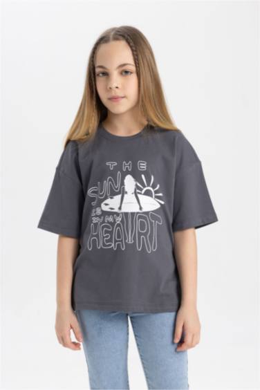 Girl Relax Fit Short Sleeve T-Shirt
