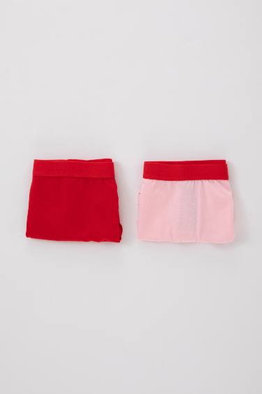 Girl Christmas Themed Red 2 Piece Boxers