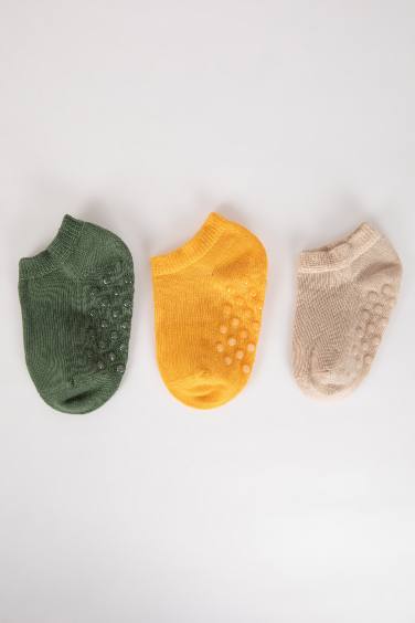 Chaussettes Courtes Coton Pour Bébé Garçon - 3 Pièces