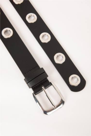 حزام كلاسيكي نسائي جلد صناعي