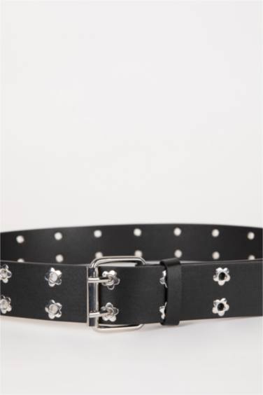 حزام كلاسيكي نسائي جلد صناعي