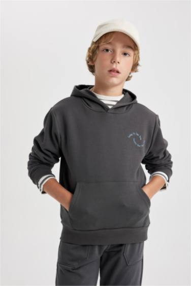 Boy Regular Fit Hooded Sweatshirt