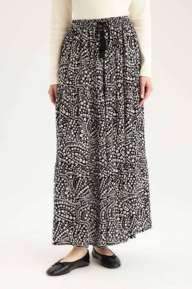 Printed Maxi Skirt