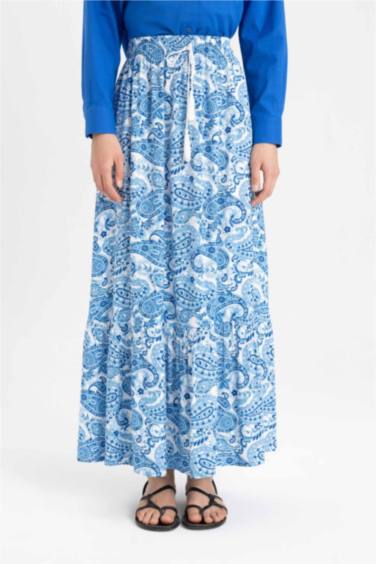 басып шығарылған максималды ұзындық Тоқылған юбка