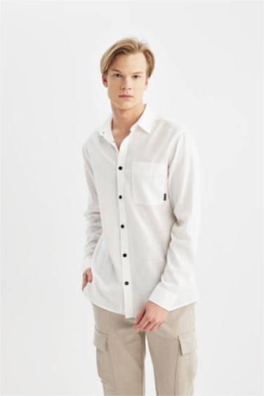Regular Fit Cotton Long Sleeve Shirt
