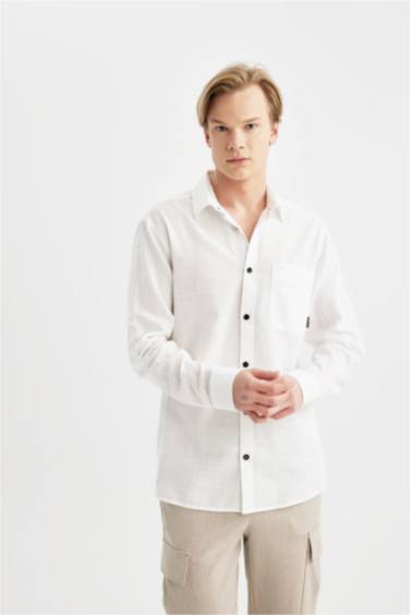 Regular Fit Cotton Long Sleeve Shirt