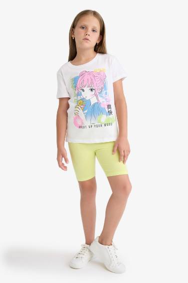 Girl Biker Short Leggings