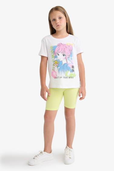 Girl Biker Short Leggings