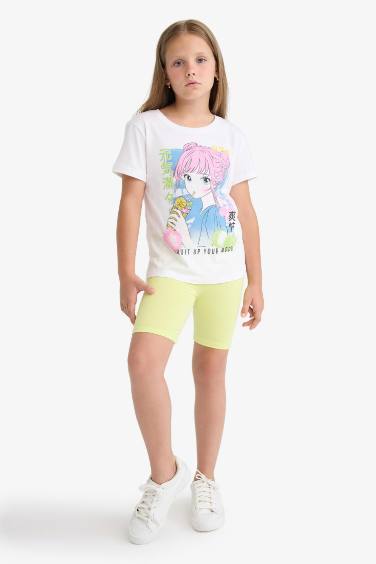 Girl Biker Short Leggings