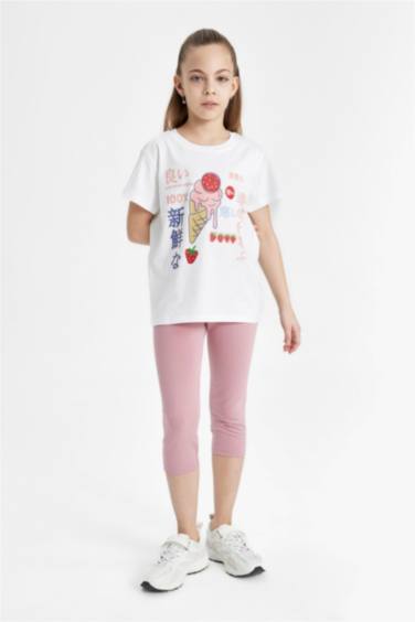 Girl Capri Length Leggings