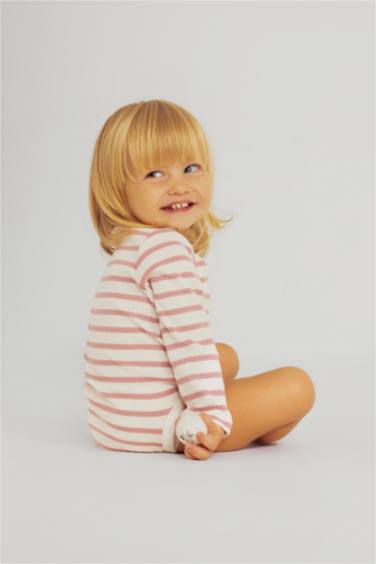 Baby Girl Long Sleeve Snap Body