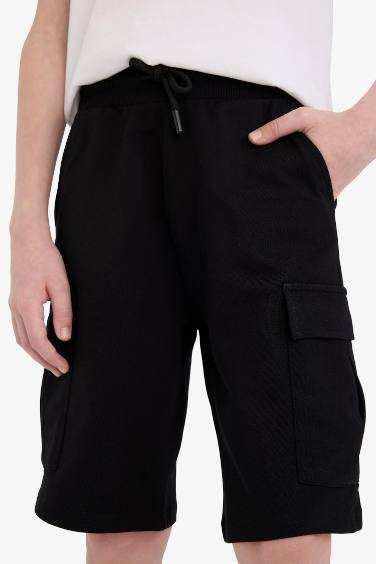 Boy Regular Fit Sweatshirt Fabric Shorts