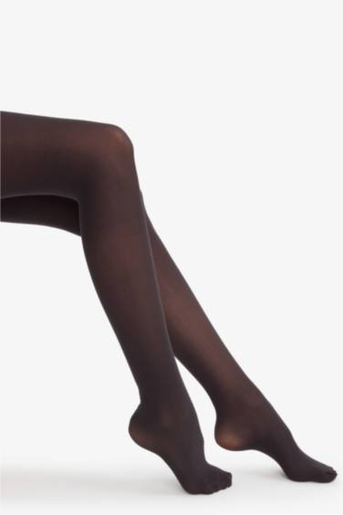 Kadın Basic Düz 40 Denye Külotlu Çorap