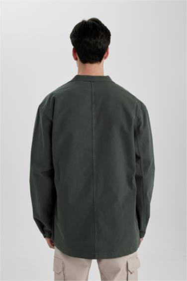 Relax Fit Cotton Long Sleeve Shirt