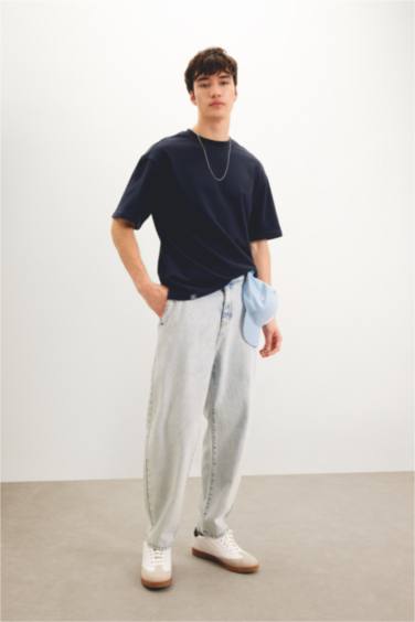 Comfort Regular Fit Crew Neck Printed T-Shirt