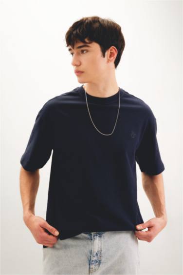 Comfort Regular Fit Crew Neck Printed T-Shirt