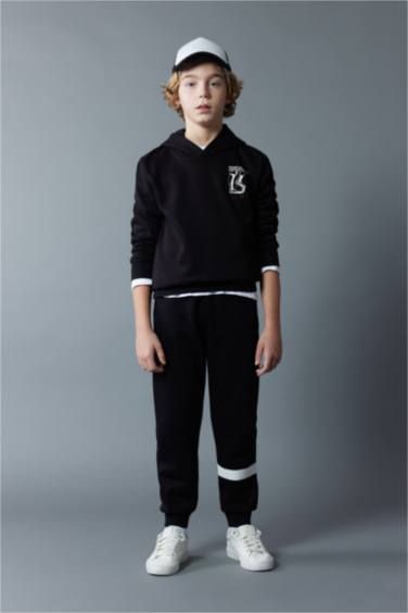 Boy Printed Thick Sweatpants