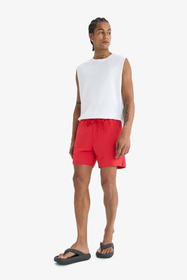 DeFactoFit Sports Printed Flexible Textured Swim Shorts