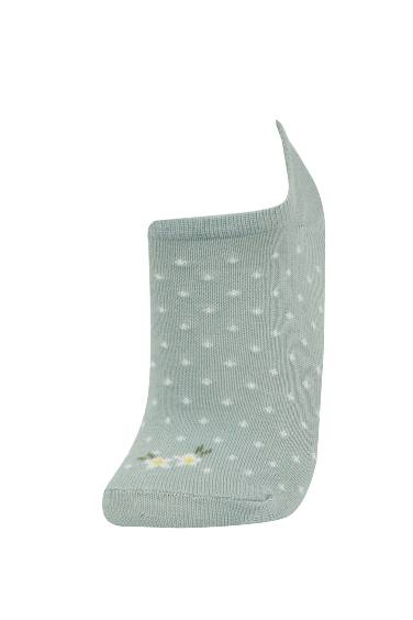 Woman Flower 3 piece Step Socks