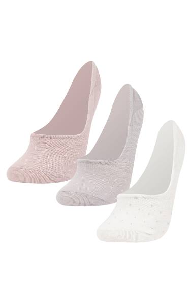 Lot de 3 paires Chaussettes Basses Coton pour Femme