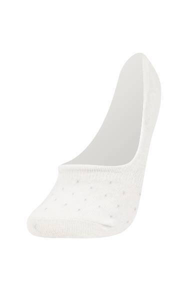 شرابات فلات حريمي قطن - 3 قطع