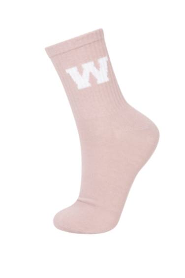 جوارب طويلة قطن نسائي - 5 قطع