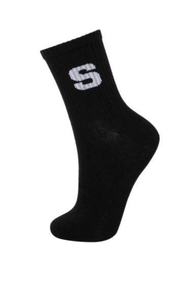 جوارب طويلة قطن نسائي - 5 قطع