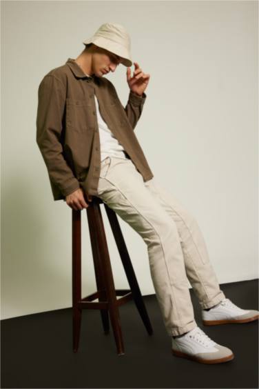 Relax Fit Cotton Long Sleeve Shirt