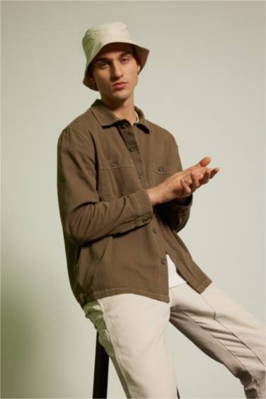 Relax Fit Cotton Long Sleeve Shirt