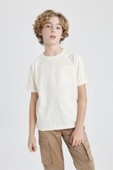 تيشيرت نص ردن قصة عادية بياخة مستديرة