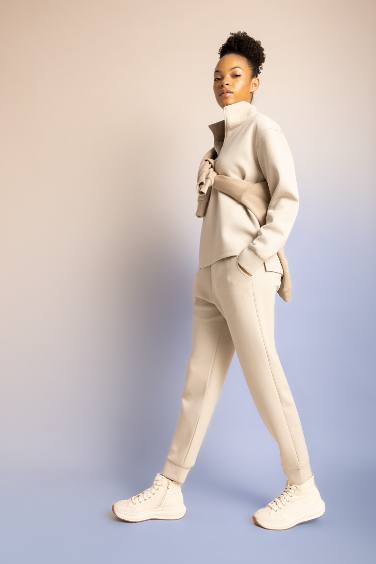 DeFactoFit Standard Fit Jogger Leg Standard Premium Trousers