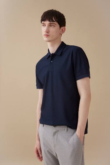 Modern Fit Kısa Kollu Polo Basic Tişört