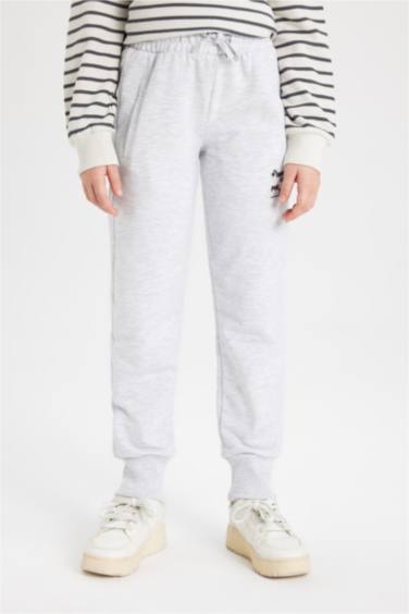 Pantalon De Jogging gris imprimé Pour Fille
