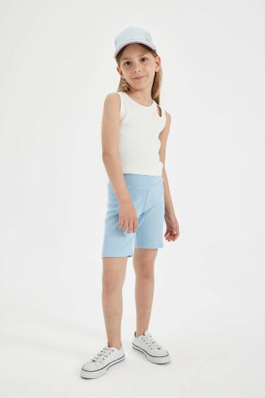 بنطلون ليجن بناتي بايكر مضلع