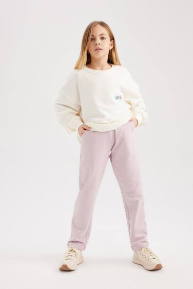 Girl Carrot Fit Sweatpants