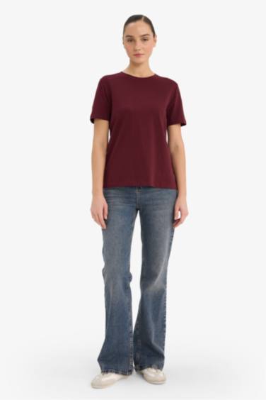 Relax Fit Crew Neck Short Sleeve Basic T-shirt