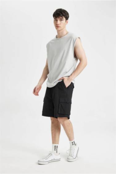 Short Bermuda en Gabardine Coupe Relax