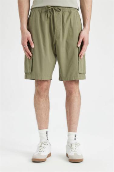 Short Bermuda en Gabardine Coupe Relax