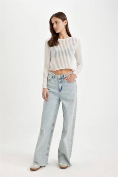 Regular Fit Crew Neck Long Sleeve T-Shirt