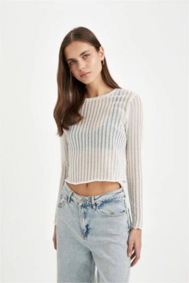 Regular Fit Crew Neck Long Sleeve T-Shirt